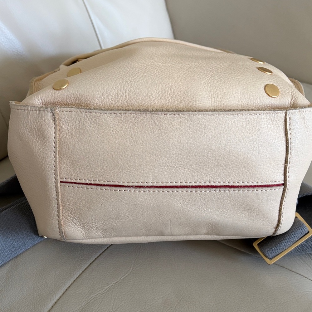 Hammitt Cream Leather Backpack with Gold Studs - Picture 5 of 9